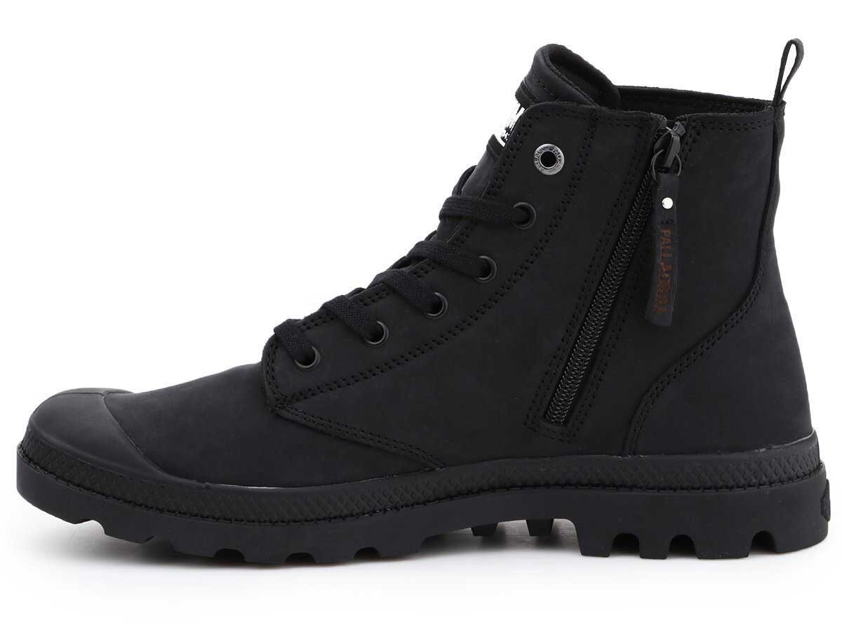 Laisvalaikio batai vyrams Palladium Pampa HI ZIP NBK 06440-008-M 24498-454, juodi kaina ir informacija | Vyriški batai | pigu.lt