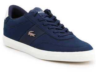 Laisvalaikio batai vyrams Lacoste Court-Master 76449, mėlyni цена и информация | Кроссовки для мужчин | pigu.lt