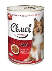 Chuck Chunks Adult Dog Beef konservai šunims su jautiena, 400 gr x 10 vnt. kaina ir informacija | Konservai šunims | pigu.lt