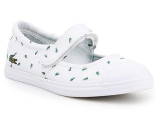 Lacoste laisvalaikio batai moterims 7-31SPJ00361R5, balti цена и информация | Спортивная обувь, кроссовки для женщин | pigu.lt