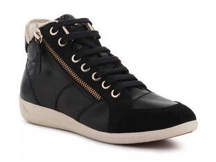 Laisvalaikio batai moterims Geox D Myria 87639, juodi kaina ir informacija | Sportiniai bateliai, kedai moterims | pigu.lt