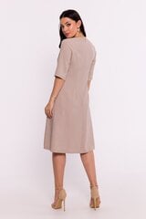 Suknelė moterims BeWear B280, smėlio spalvos цена и информация | Платья | pigu.lt