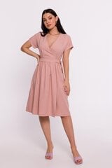 Suknelė moterims BeWear B279, rožinė цена и информация | Платья | pigu.lt