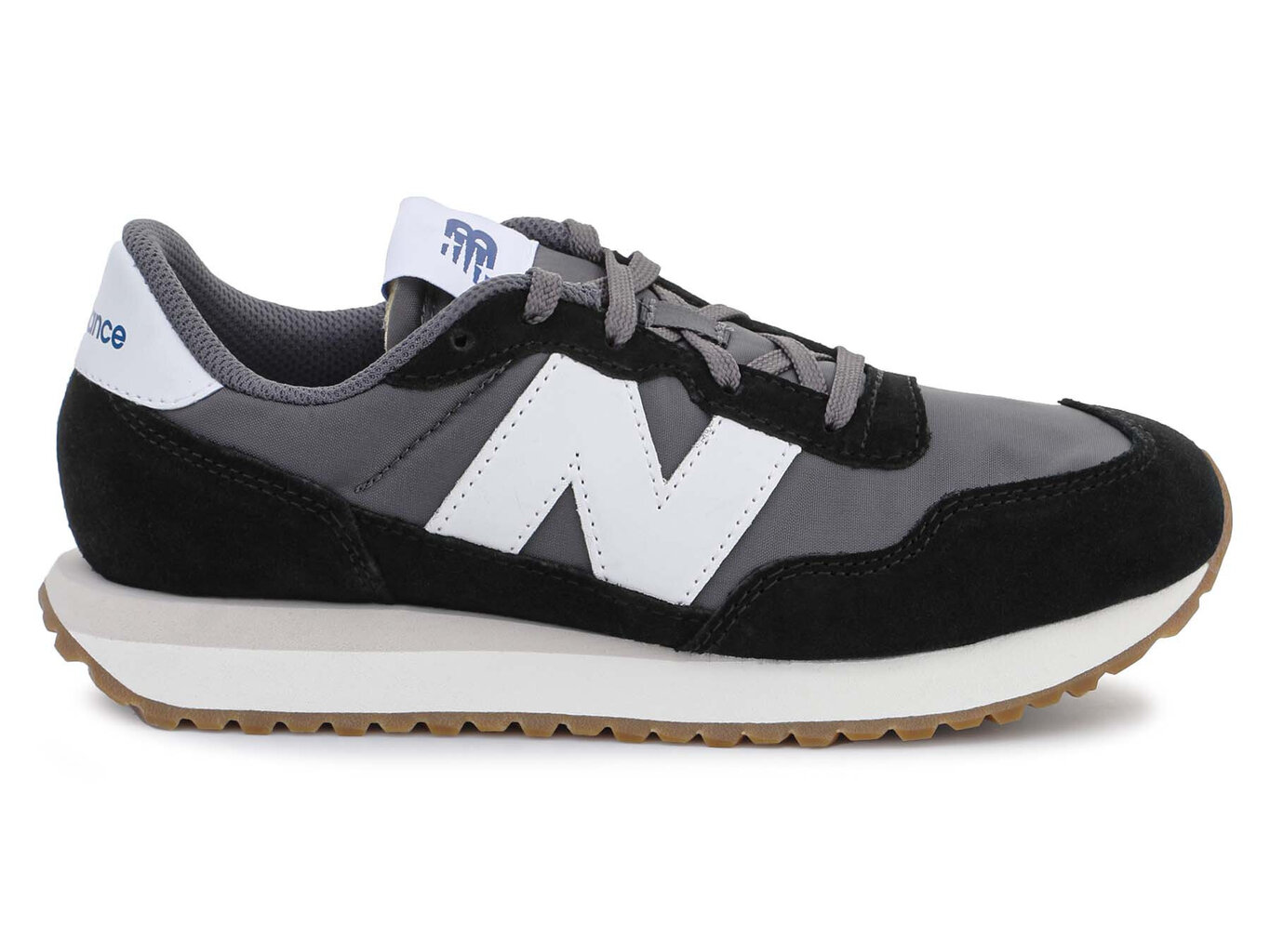 New Balance laisvalaikio batai moterims GS237PF, juodi цена и информация | Sportiniai bateliai, kedai moterims | pigu.lt