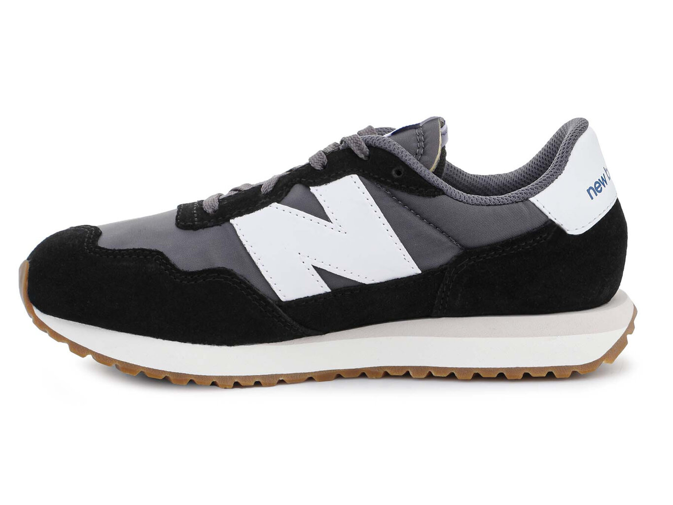 New Balance laisvalaikio batai moterims GS237PF, juodi kaina ir informacija | Sportiniai bateliai, kedai moterims | pigu.lt