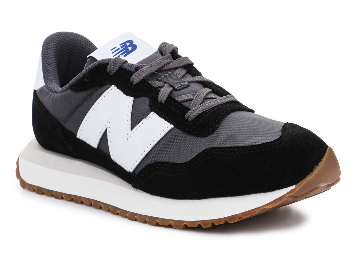 New Balance laisvalaikio batai moterims GS237PF, juodi цена и информация | Sportiniai bateliai, kedai moterims | pigu.lt