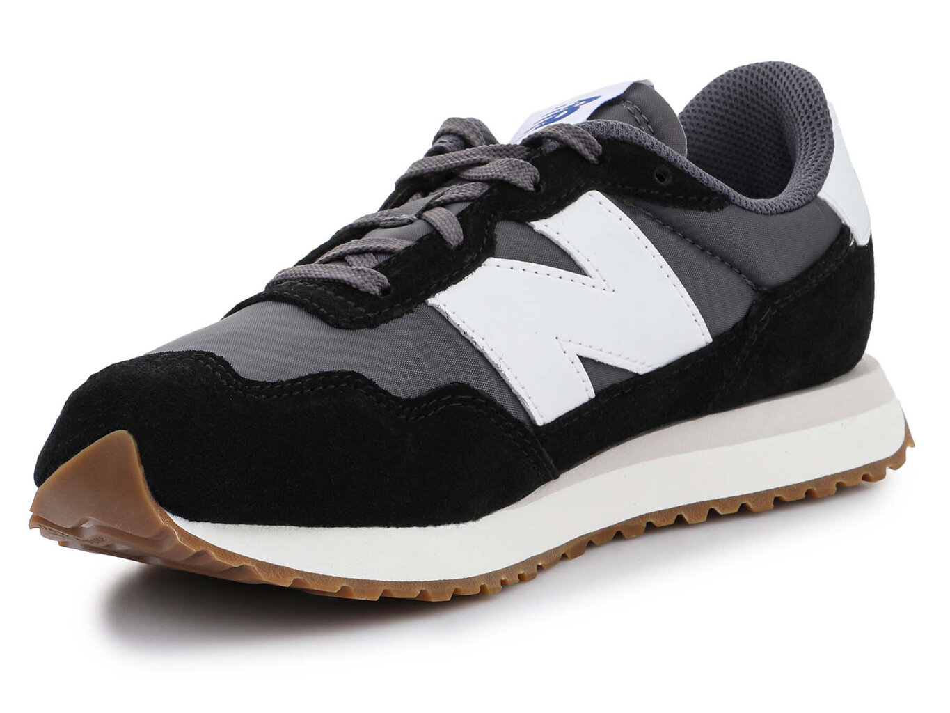 New Balance laisvalaikio batai moterims GS237PF, juodi цена и информация | Sportiniai bateliai, kedai moterims | pigu.lt