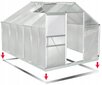 Polikarbonato šiltnamis Funfit Garden Greenhouse, 380x190x195 cm kaina ir informacija | Šiltnamiai | pigu.lt