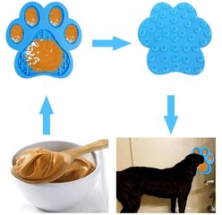 Šuns laižymo kilimėlis C1, mėlynas kaina ir informacija | Žaislai šunims | pigu.lt
