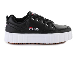 Laisvalaikio batai moterims Fila Sandblast 301128, juodi цена и информация | Спортивная обувь, кроссовки для женщин | pigu.lt