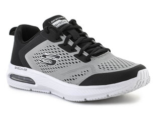 Skechers laisvalaikio batai vyrams 52559-BKGY, pilki цена и информация | Кроссовки для мужчин | pigu.lt