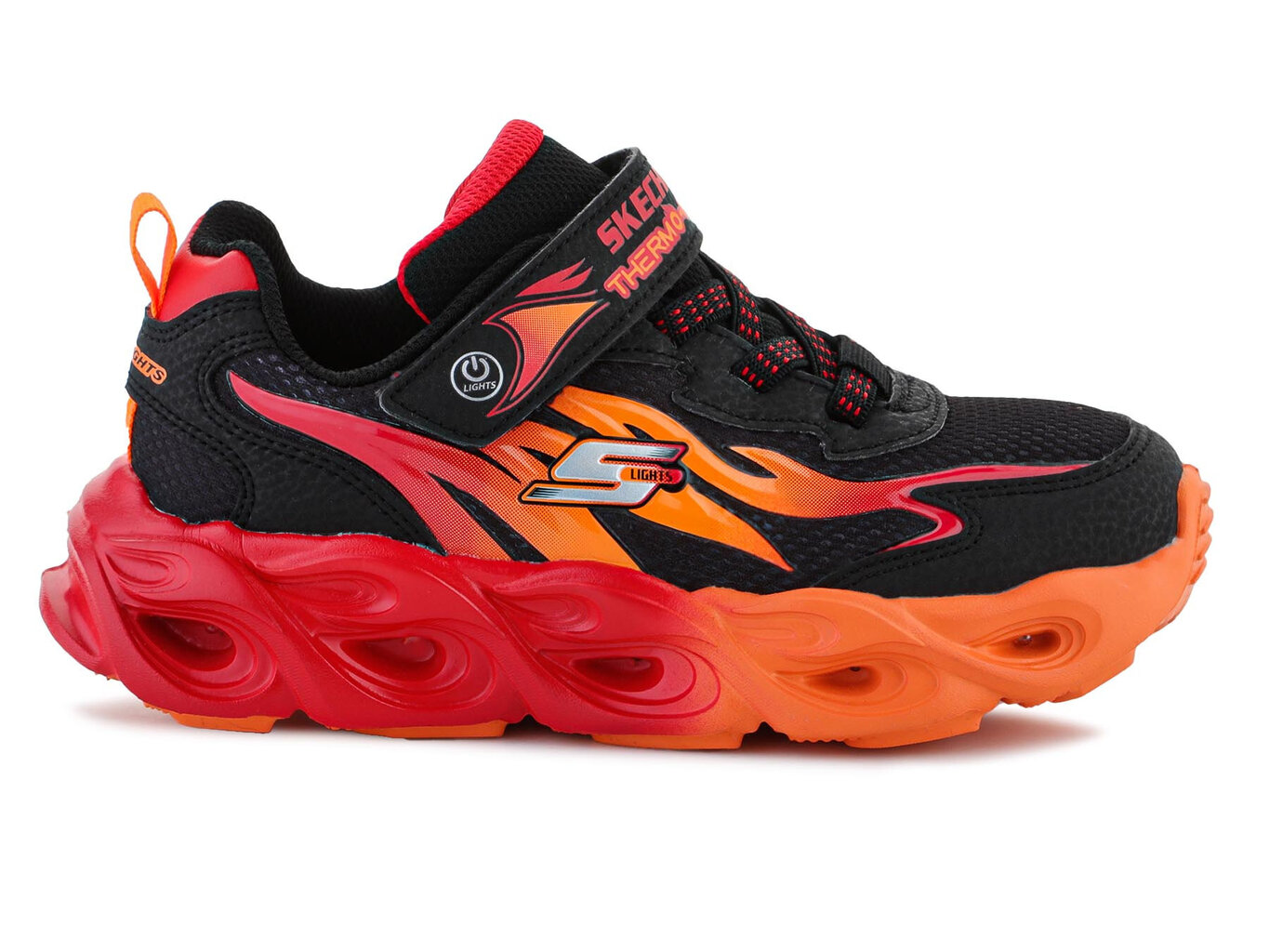 Sportiniai batai vaikmas Skechers 400103L-BKRD 30156-437, juodi цена и информация | Sportiniai batai vaikams | pigu.lt