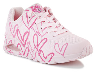 Sportiniai batai moterims Skechers, rožiniai kaina ir informacija | Sportiniai bateliai, kedai moterims | pigu.lt