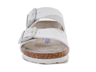 Birkenstock šlepetės moterims Arizona Desert Soil Geo Camo Snow 1024871, baltos цена и информация | Женские тапочки | pigu.lt