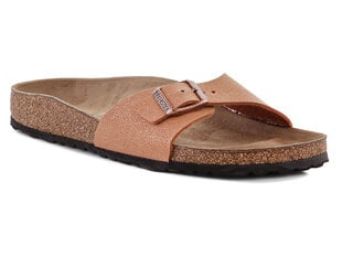 Birkenstock šlepetės moterims Madrid 1025050, rudos цена и информация | Женские тапочки | pigu.lt