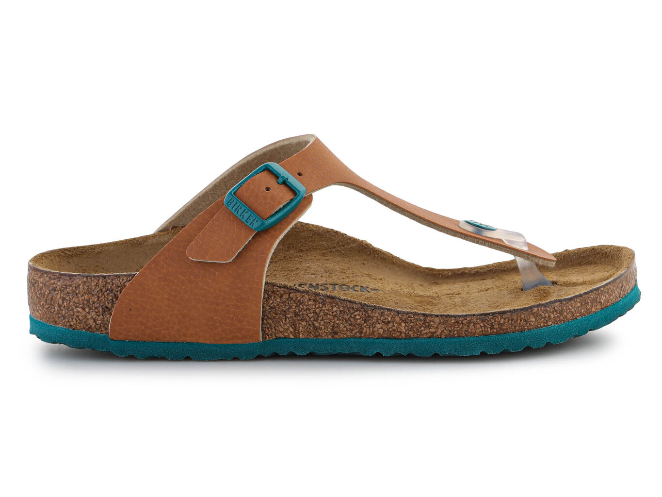 Šlepetės vaikams Birkenstock Gizeh 1024327 30232-431, rudos цена и информация | Šlepetės, kambario avalynė vaikams | pigu.lt