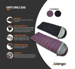Спальный мешок Vango Kanto, фиолетовый цена и информация | Спальные мешки | pigu.lt