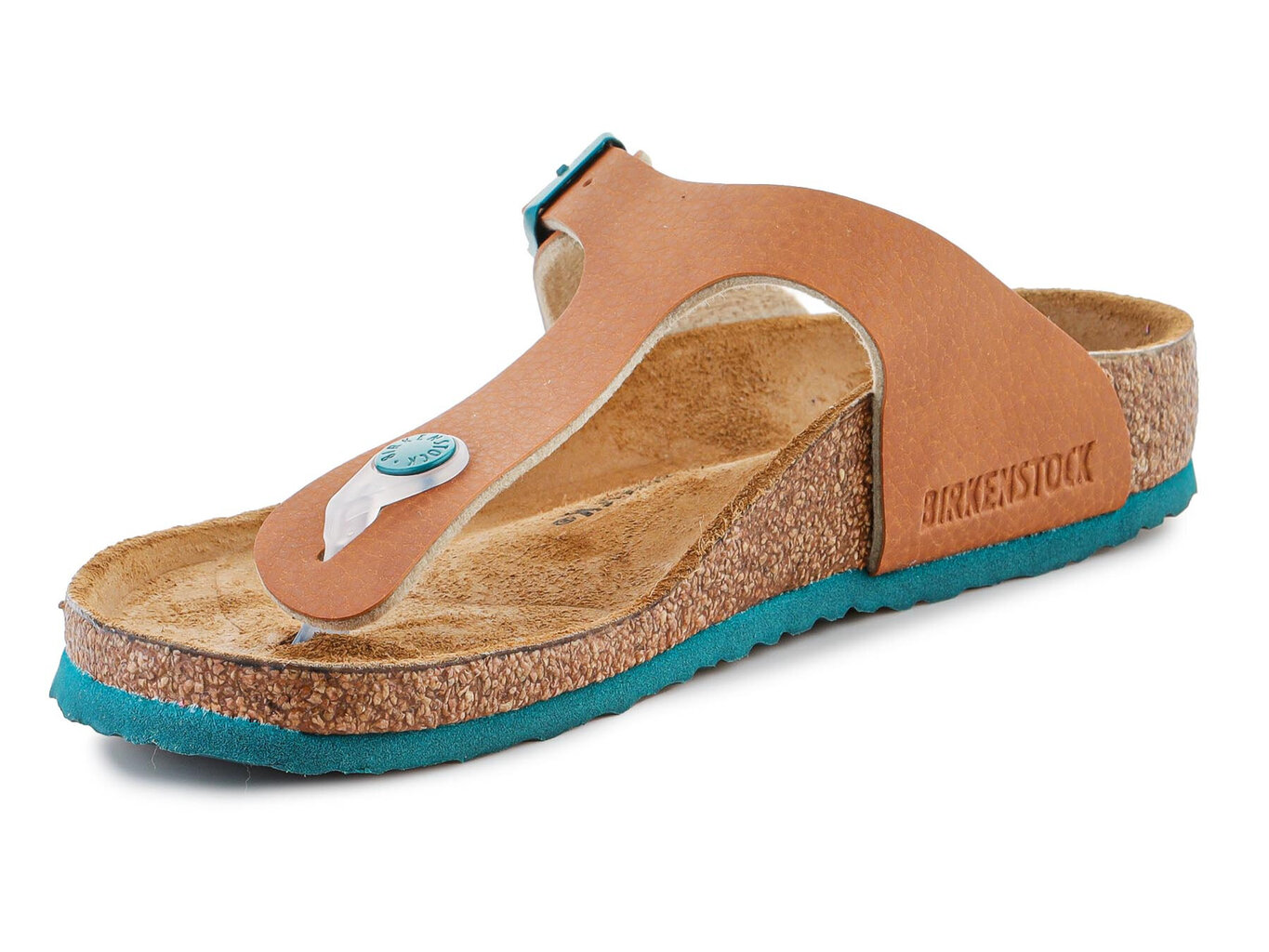 Šlepetės vaikams Birkenstock Gizeh 1024337 30245-435, rudos kaina ir informacija | Šlepetės, kambario avalynė vaikams | pigu.lt