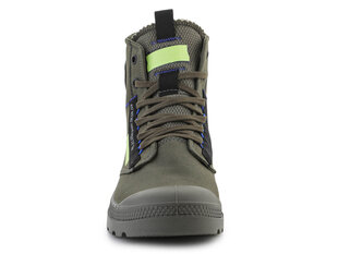 Laisvalaikio batai vyrams Palladium Pampa HI Re-Craft Olive Night 77220-309-M 30268-454, žali цена и информация | Мужские кроссовки | pigu.lt