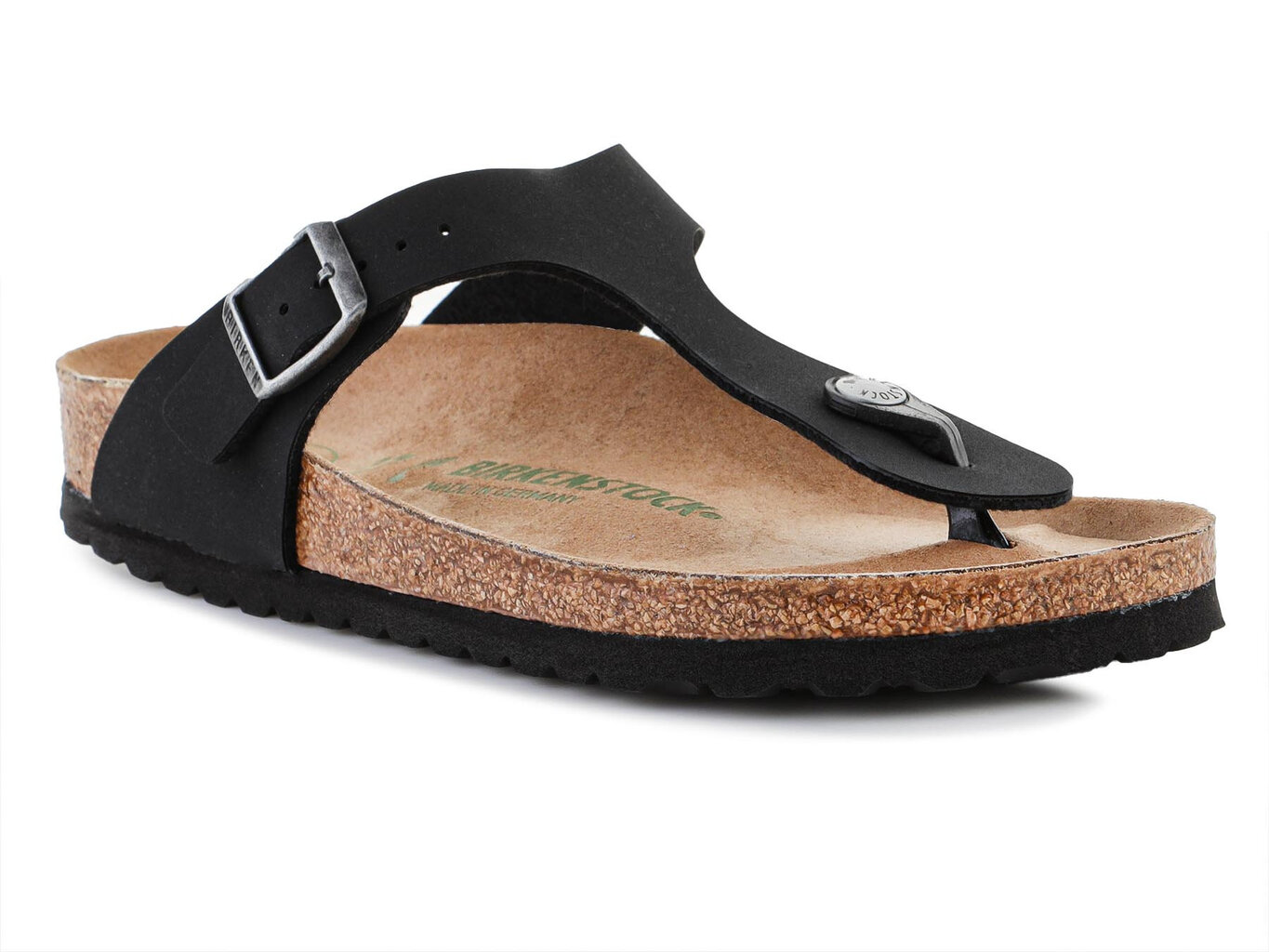 Birkenstock šlepetės moterims 1020487, juodos цена и информация | Šlepetės moterims | pigu.lt