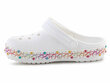 Crocs šlepetės vaikams Crocband Stretch CTG 208270-94S 30367-482, baltos kaina ir informacija | Šlepetės, kambario avalynė vaikams | pigu.lt