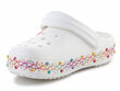 Crocs šlepetės vaikams Crocband Stretch CTG 208270-94S 30367-482, baltos kaina ir informacija | Šlepetės, kambario avalynė vaikams | pigu.lt