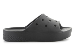 Crocs šlepetės moterims Classic Platform Slide 208180-001, juodos цена и информация | Женские тапочки | pigu.lt