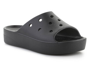 Crocs šlepetės moterims Classic Platform Slide 208180-001, juodos цена и информация | Женские тапочки | pigu.lt