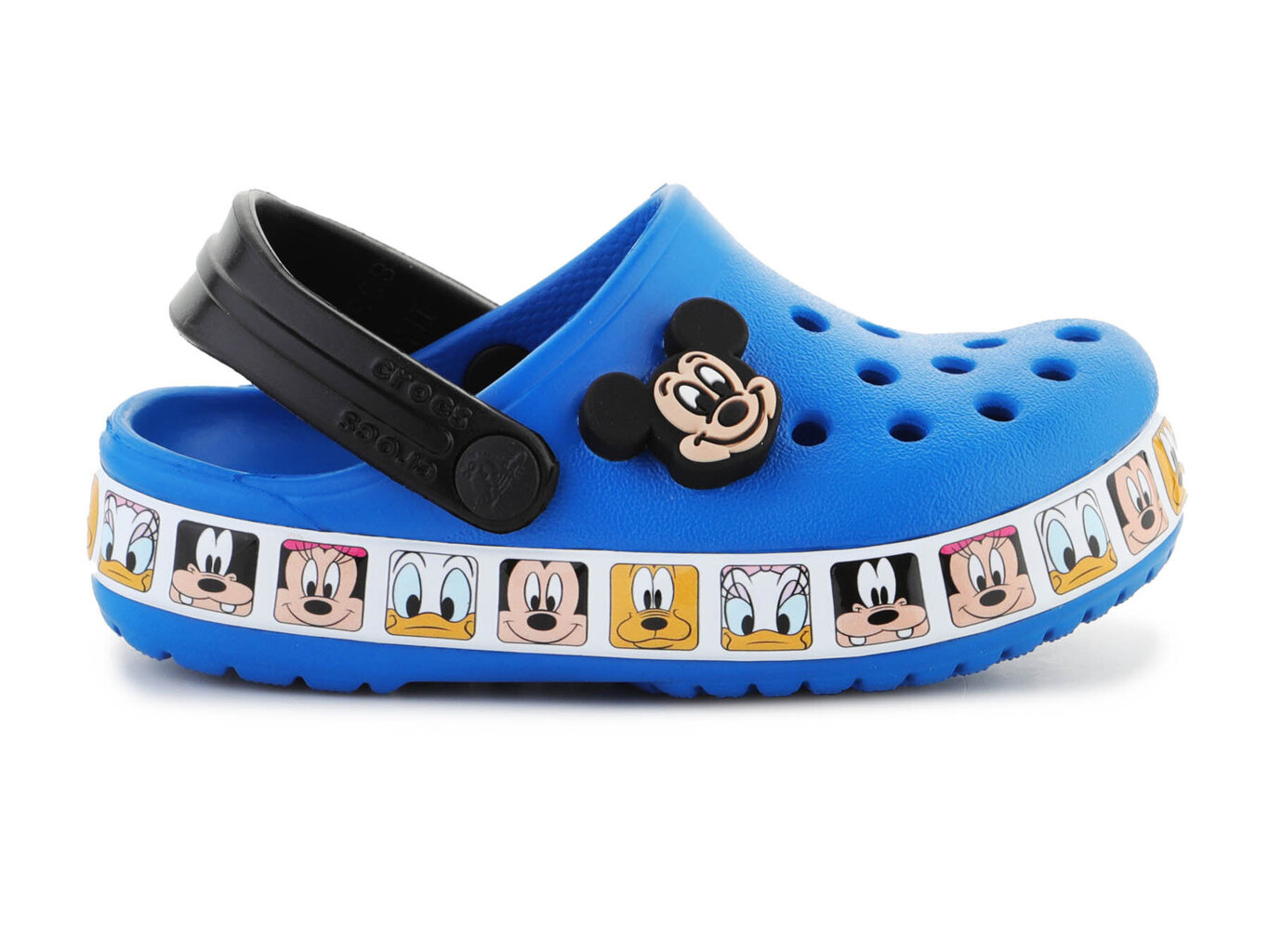 Crocs šlepetės vaikams Mickey Mouse Band Clog 207718-4JL 30393-479, mėlynos цена и информация | Šlepetės, kambario avalynė vaikams | pigu.lt