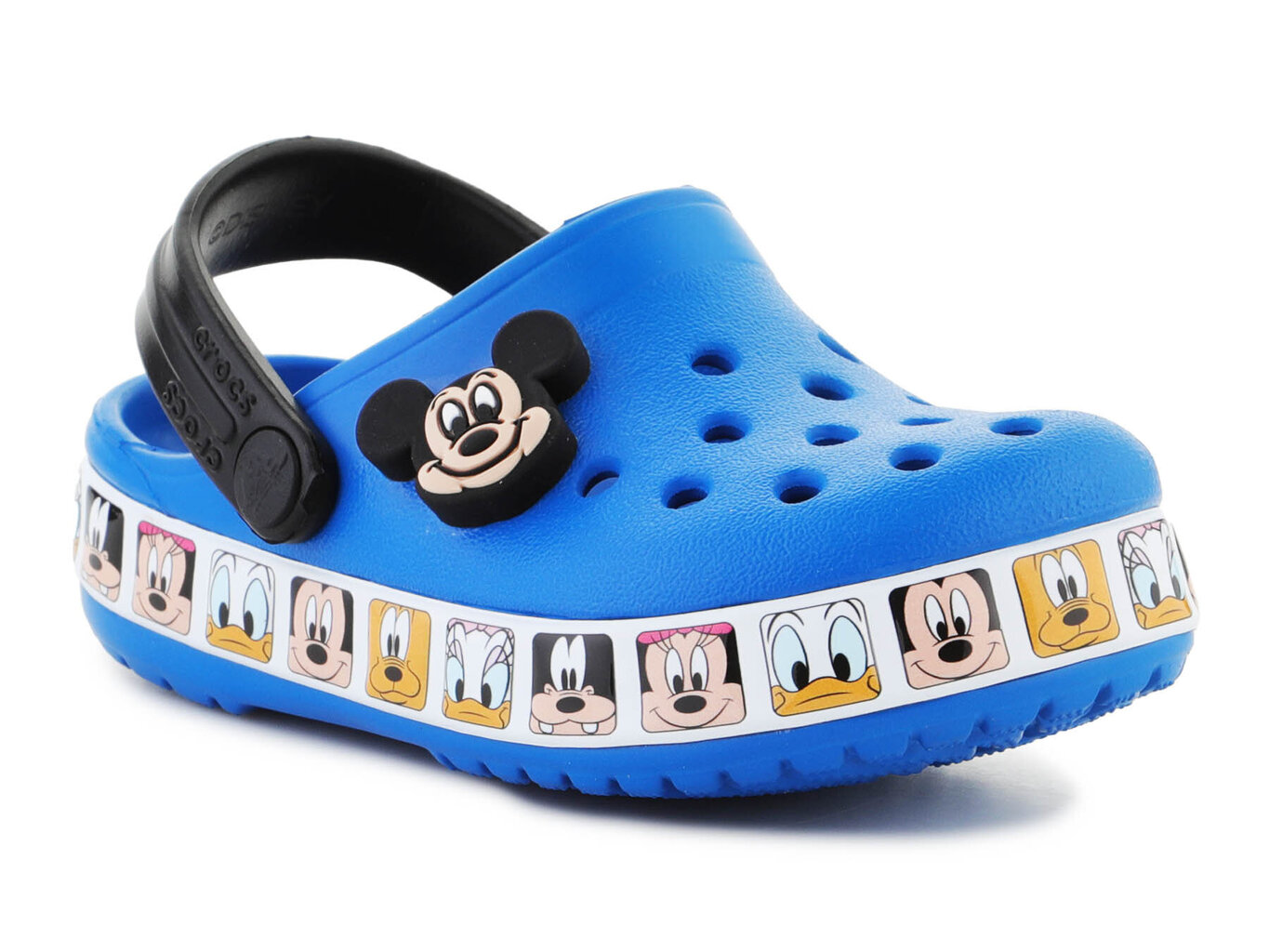 Crocs šlepetės vaikams Mickey Mouse Band Clog 207718-4JL 30393-479, mėlynos цена и информация | Šlepetės, kambario avalynė vaikams | pigu.lt