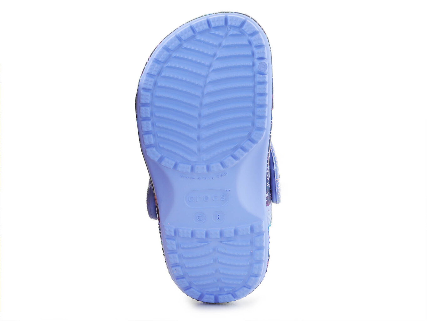 Crocs šlepetės vaikams Classic Butterfly Clog T Moon Jelly 208300-5Q7 30406-484, mėlynos kaina ir informacija | Šlepetės, kambario avalynė vaikams | pigu.lt