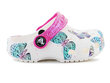 Crocs šlepetės vaikams Classic Butterfly Clog 208300-94S 30411-484, baltos цена и информация | Šlepetės, kambario avalynė vaikams | pigu.lt