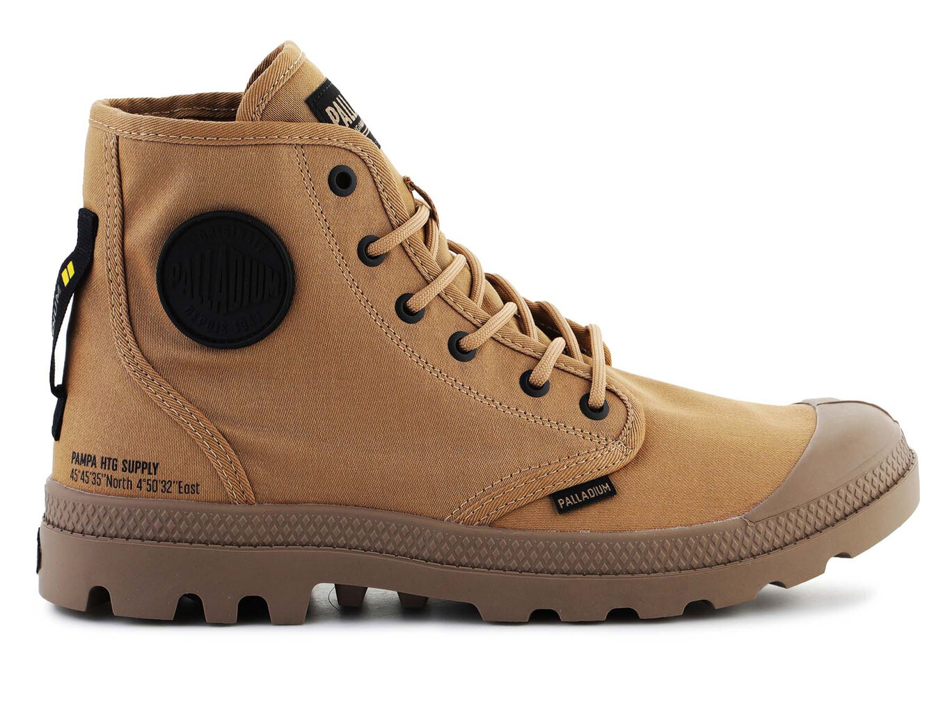 Laisvalaikio batai vyrams Palladium Pampa Hi Htg Supply Caramel 77356-227-M 30569-21, rudi цена и информация | Vyriški batai | pigu.lt