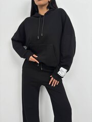 Laisvalaikio kostiumėlis moterims, juodas kaina ir informacija | Sportinė apranga moterims | pigu.lt