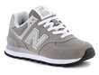 New Balance laisvalaikio batai moterims WL574EVG, pilki kaina ir informacija | Sportiniai bateliai, kedai moterims | pigu.lt