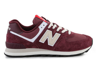 New Balance laisvalaikio batai unisex U574HMG, raudoni цена и информация | Спортивная обувь, кроссовки для женщин | pigu.lt