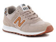 New Balance laisvalaikio batai moterims WL574XG2, smėlio spalvos цена и информация | Sportiniai bateliai, kedai moterims | pigu.lt