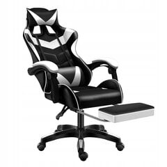 Kompiuterinė kėdė su nugaros atrama Cerlo Fox, balta/juoda kaina ir informacija | Biuro kėdės | pigu.lt