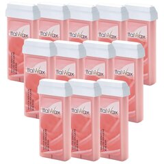 Vaško kasetė ItalWax Rose, 12x100 ml kaina ir informacija | Depiliacijos priemonės | pigu.lt