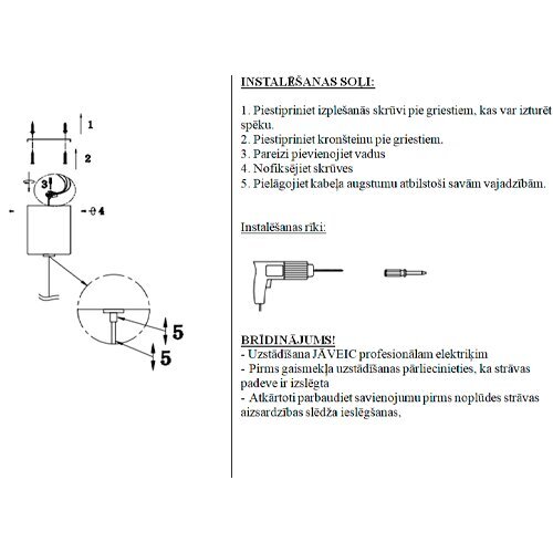 Visional sieninis šviestuvas Gabbia Da Parete kaina ir informacija | Sieniniai šviestuvai | pigu.lt