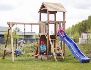 Детская игровая площадка Rugelis, коричневая цена и информация | Детские игровые домики | pigu.lt