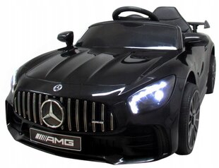 Vienvietis vaikiškas elektromobilis Mercedes GTR-S, juodas kaina ir informacija | Elektromobiliai vaikams | pigu.lt