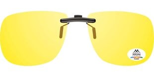 ClipOn Солнцезащитные очки Polarized Night Vision цена и информация | Легкие и мощные прозрачные защитные очки для велосипедов | pigu.lt