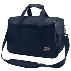 Rankinio bagažo krepšys CabinFly Economy mėlynas, 40x20x25 cm kaina ir informacija | Lagaminai, kelioniniai krepšiai | pigu.lt