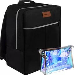 Рюкзак дорожный, черный цена и информация | Чемоданы, дорожные сумки | pigu.lt