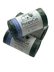Мешки для экскрементов PoopyGo, 3x15 шт. цена и информация | Средства по уходу за животными | pigu.lt
