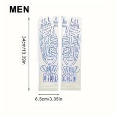 Akupresūros refleksologijos kojinės Tech Zone, 8.5 x 34 cm, baltos kaina ir informacija | Masažo reikmenys | pigu.lt