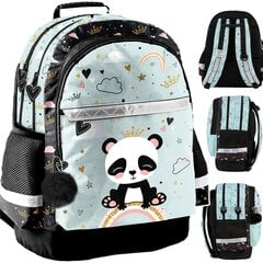 Pradinių klasių mokyklinė kuprinė Panda Paso цена и информация | Школьные рюкзаки, спортивные сумки | pigu.lt