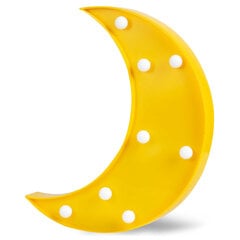 Nukido vaikiškas naktinis šviestuvas Mėnulis 740920 цена и информация | Детские светильники | pigu.lt