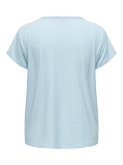 Marškinėliai moterims Only Carmakoma, mėlyni kaina ir informacija | Marškinėliai moterims | pigu.lt